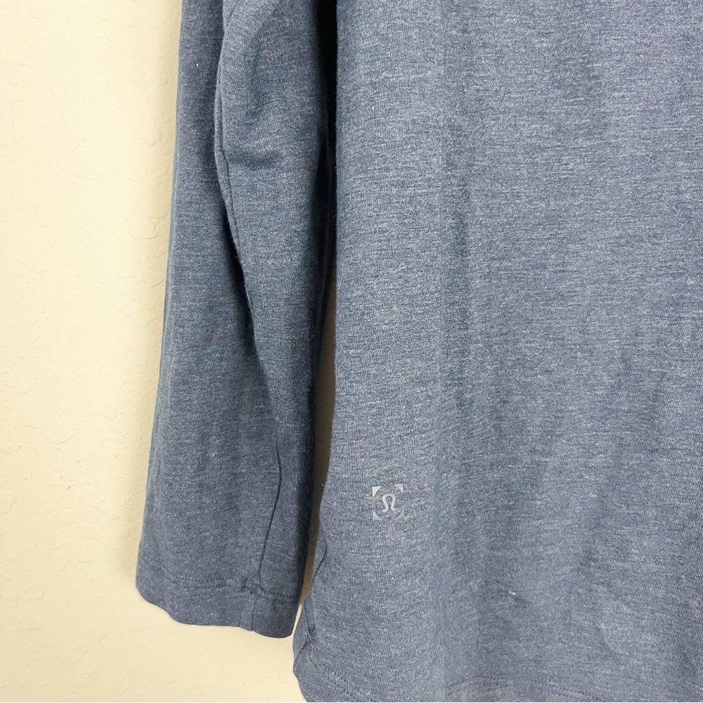 Lululemon Blue Long Sleeve Shirt Mens Size Small - Picture 3 of 5